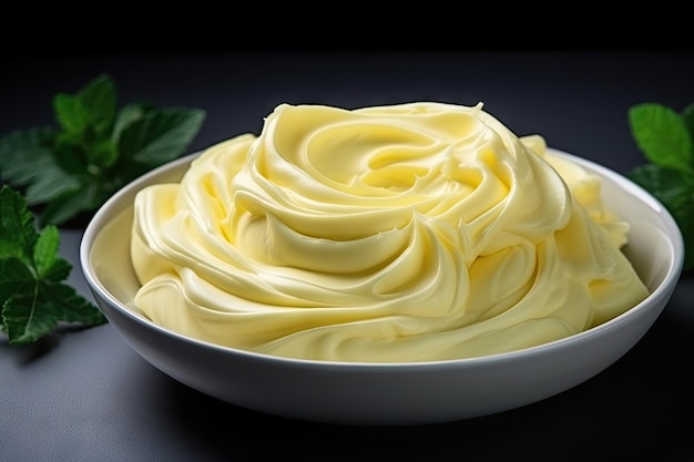 버터 소용돌이를 요리하거나 먹는 데 사용되는 고칼로리 유제품