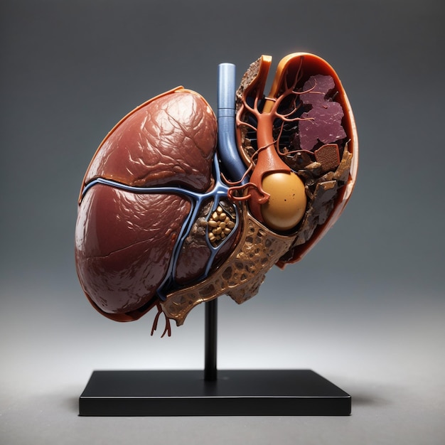 高コントラスト 人間の臓器 臓