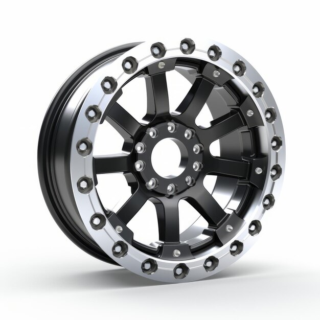 High Detail Aluminum And Stainless Steel Off Road Wheel Design