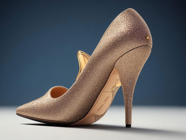 high heel fashion with glitter generative
