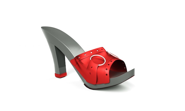 High Heel Isolated. 3D rendering