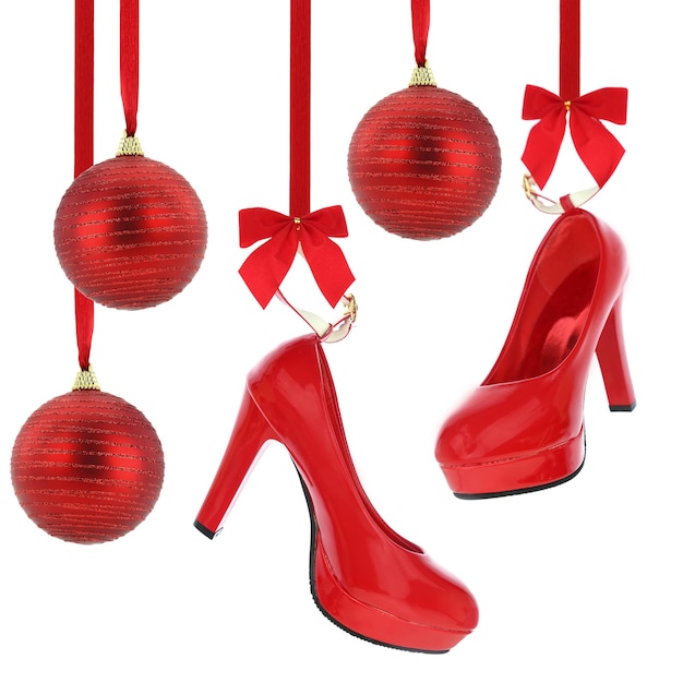 Christmas Fashion Ornament And High Heels High-Res Stock Photo - Getty  Images