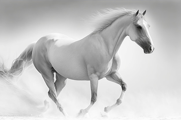 High key arabisch paard