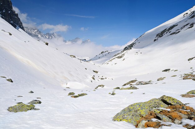 High mountain range