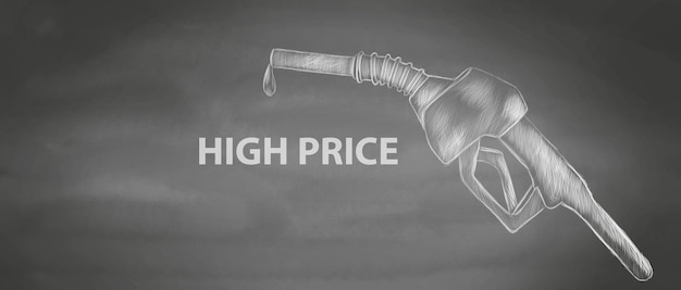 High prices per liter of gasoline