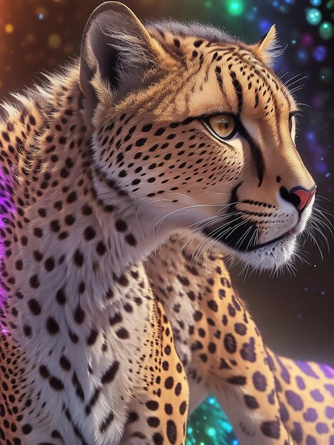 High quality A beautifully designed Cheetah emerges