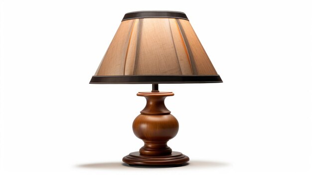 High Quality Classical Style Wooden Base Table Lamp