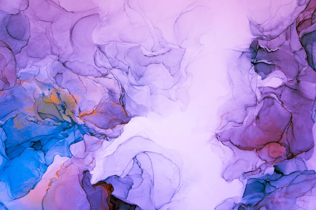 High quality details alcohol ink modern abstract painting modern contemporary art