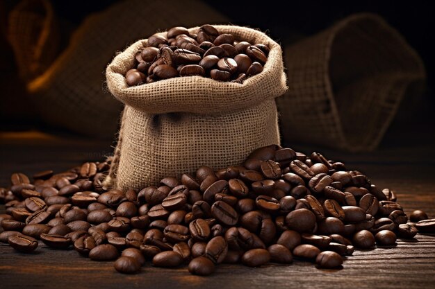 High quality freshly roasted arabica coffee beans