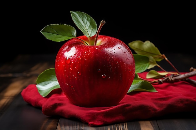 High quality photo of apples on table