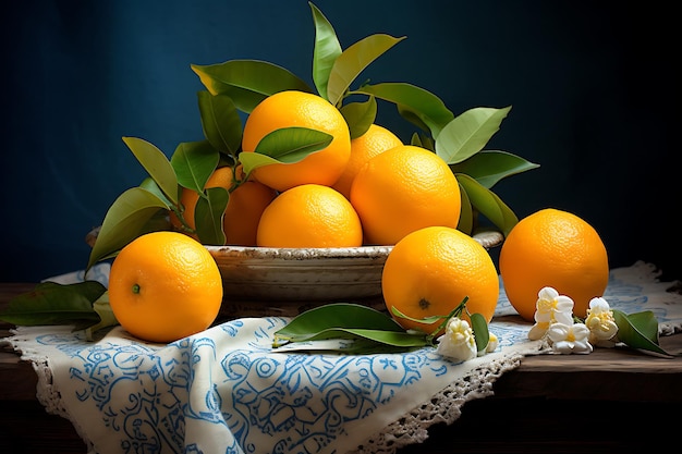 high quality photo of oranges on the table