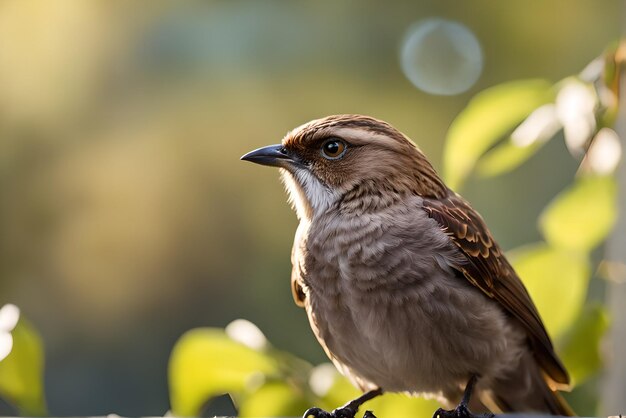 Foto fotografia di alta qualità di un bokeh dettagliato di un uccello