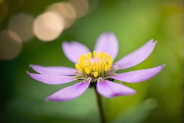 Foto fotografia di alta qualità del bokeh dettagliato del fiore