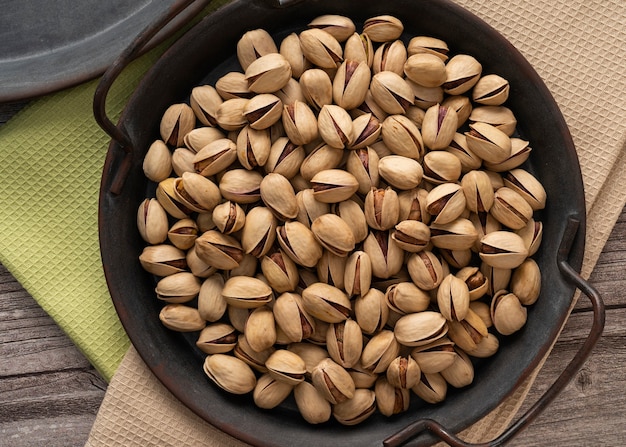 high quality pistachios on the table