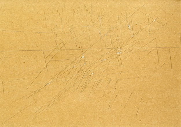 High res brown paper board texture knife cut marks scratches used fine grain cardboard torn surface