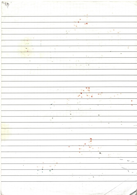 Photo high res large image used worn out line graph paper texture background color stain spots from marker