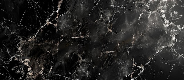 Photo high resolution black marble texture background pattern