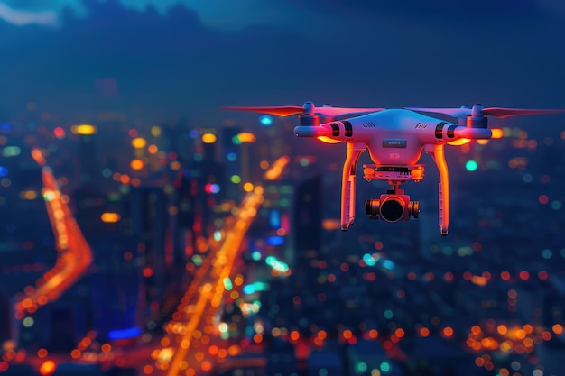 High resolution drone photography and videography in urban settings