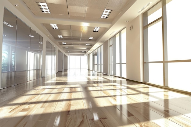 High resolution images of modern empty office interiors