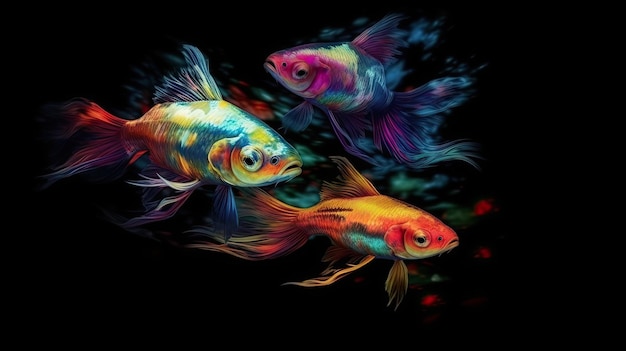 High resolution koi fish collection