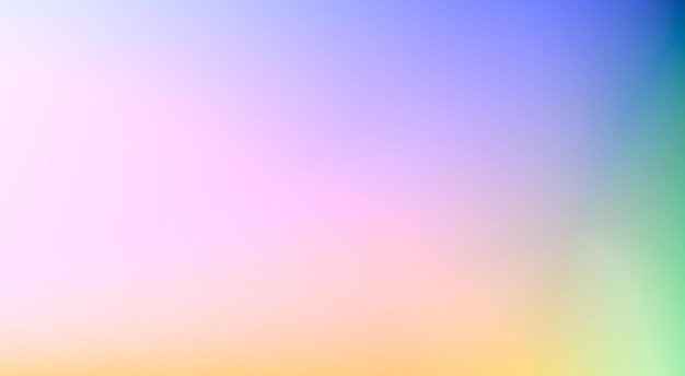 High resolution pastel multicolored background Colorful blur banner for design Abstract background with shades of blue green orange and pink 3D render