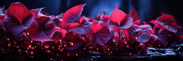 Photo high resolution photography of caladium lava hd background background for website