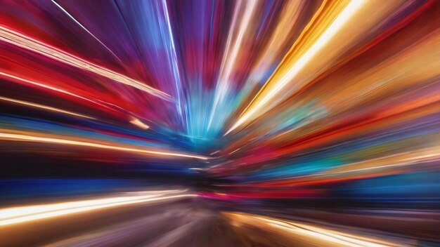 High speed radial motion blur background abstract illustration