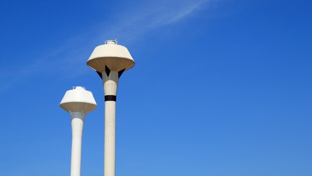 High storage tank for supply water