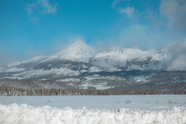 High tatras mountains in slovakia