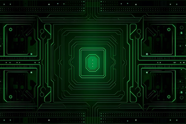 High tech electronic circuit board background neural network ai generated