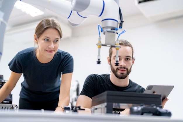 High Tech Robotic Arm with an Artificial Intelligence Computer Processor Unit in its