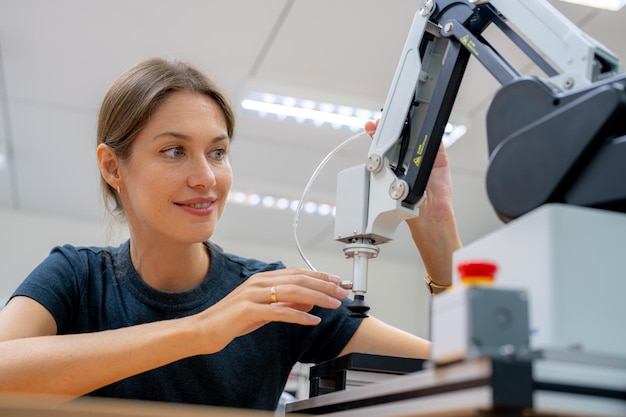 High Tech Robotic Arm with an Artificial Intelligence Computer Processor Unit in its