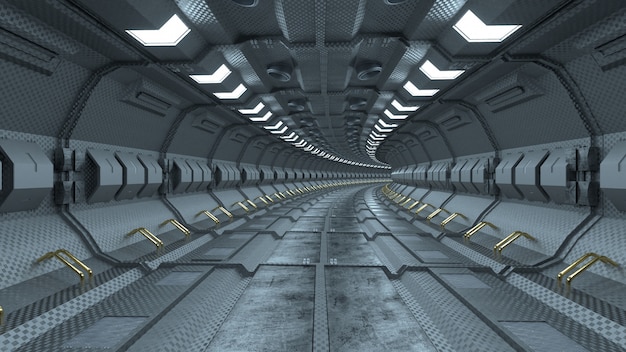 High Tech Sci Fi Corridor