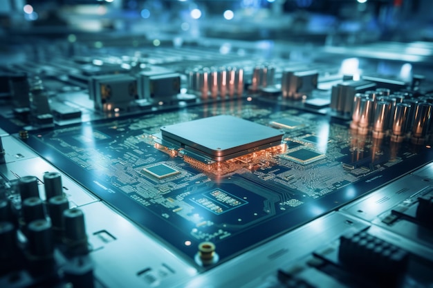 High Tech Semiconductor Fabrication Plant Generative AI