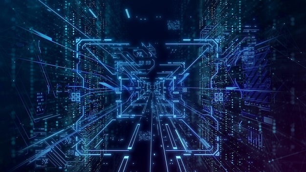 ハイテクスタイルの背景デザイン