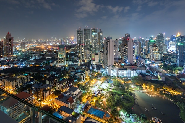 Высокий вид Бангкока