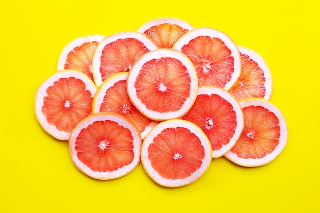 High vitamin C. Juicy grapefruit slice