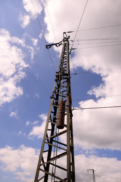 High Voltage Electric Transmission Tower