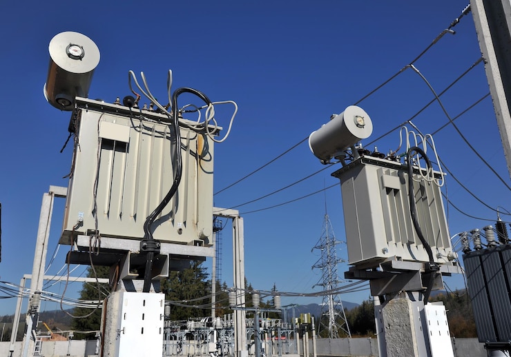 Photo high voltage industrial power transformers