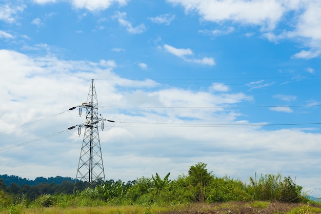 high voltage pole