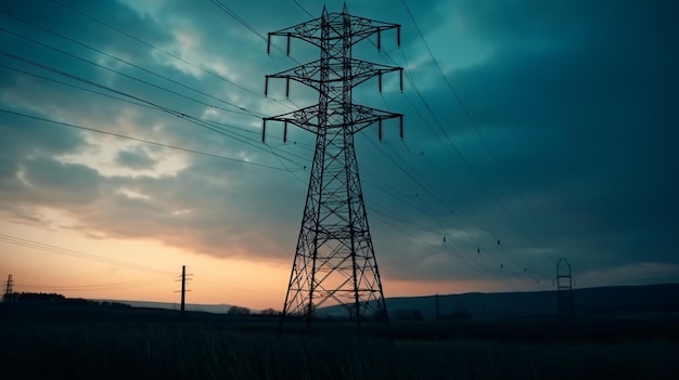 High Voltage Tower