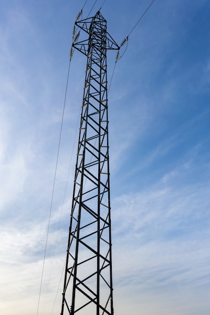 High voltage towers