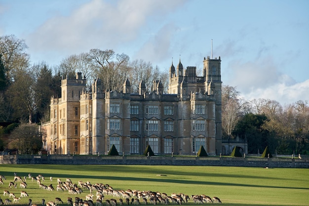 Highclere Castle in Hampshire England