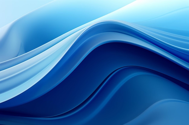Photo highdefinition transparent blue waves captivating fluid motion in clarity generative ai