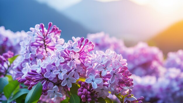 Highdetailed Lilac Flowers Stunning 8k Resolution Sunrise Photography