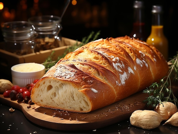 HighDetailed Tasty Delicious Bread from a Bakery