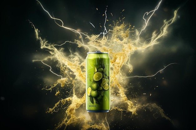 Foto highenergy drink met electrolyte boost