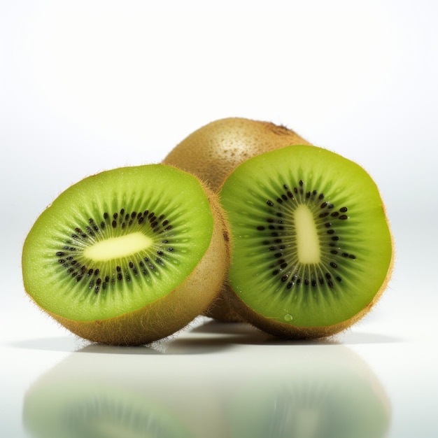 Highkey Kiwi-productfotografie met nauwgezette details