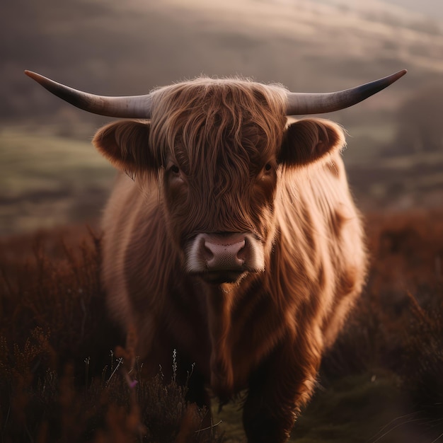 Highland cow generative ai
