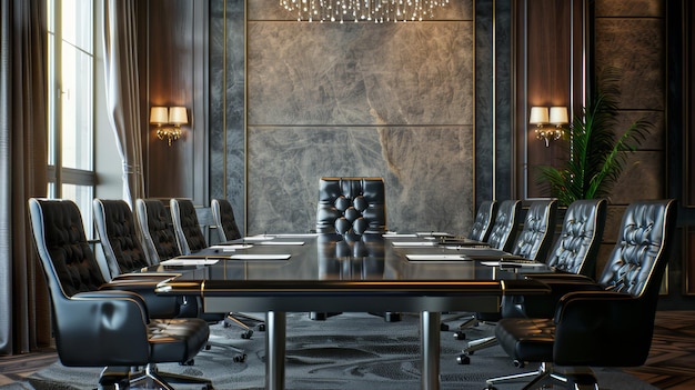 Photo highlevel meeting room